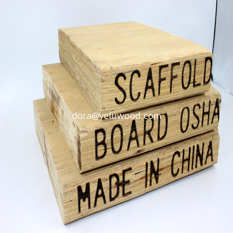 Poplar LVL Scaffold Board from China, 300x63mm, Structural Timber Use